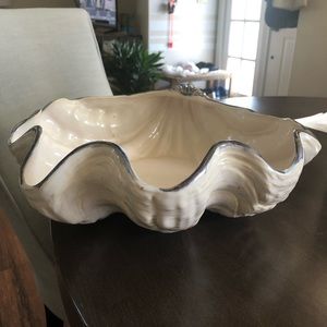 Pottery Barn Under the Sea Clam Shell Platter